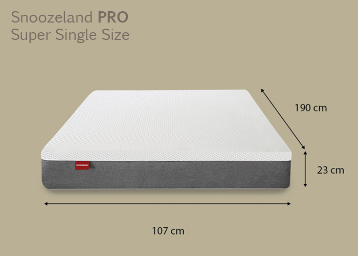 5 Star Super Single Mattress - 23 cm